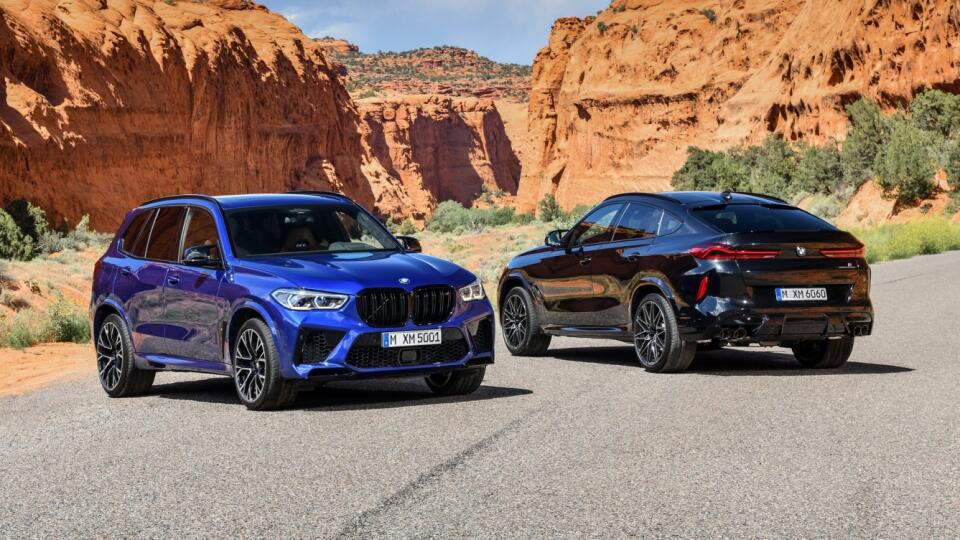 BMW X5 M Competition a X6 M Competition.