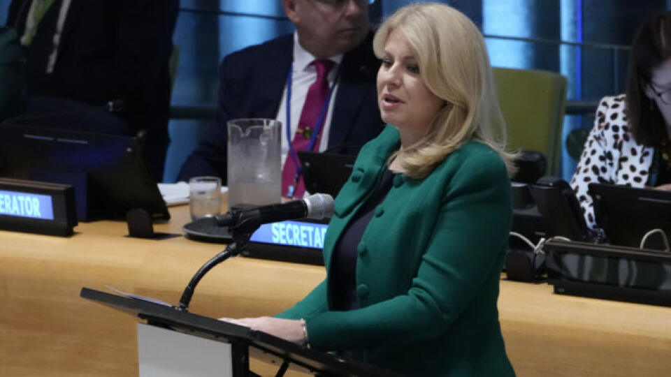 Prezidentka Zuzana Čaputová na Samite trvalo udržateľného rozvoja v New Yorku.