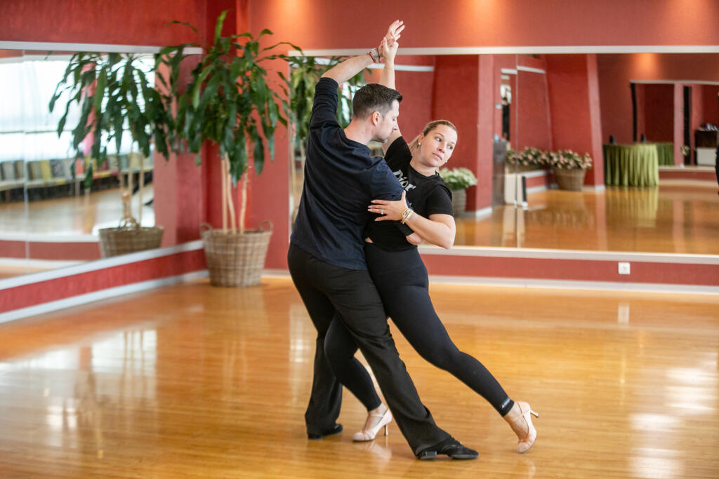 Tréning Dominiky Cibulkovej na tanečnú súťaž Let's Dance.