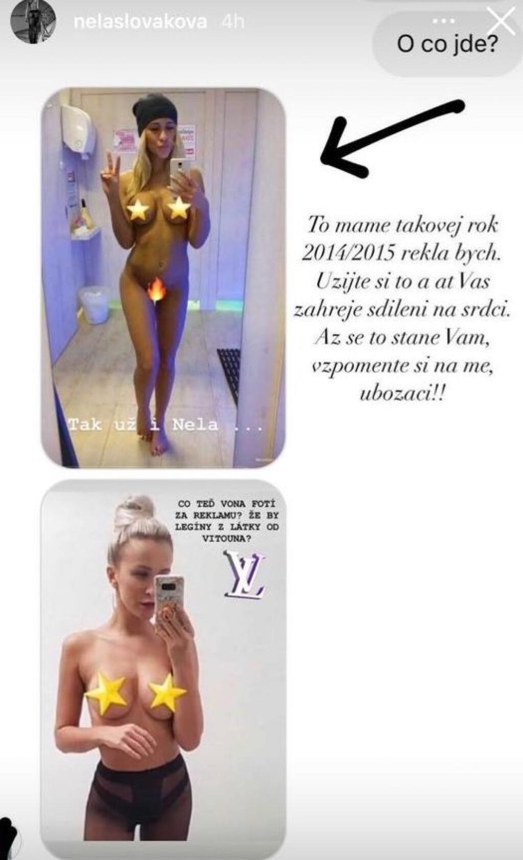 Exfrajer Nely Slovákovej vypustil do sveta jej nahé fotky.