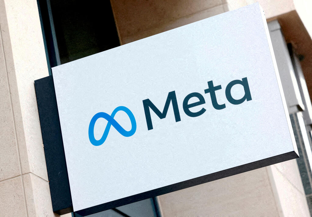 Logo obchodnej skupiny Meta Platforms.