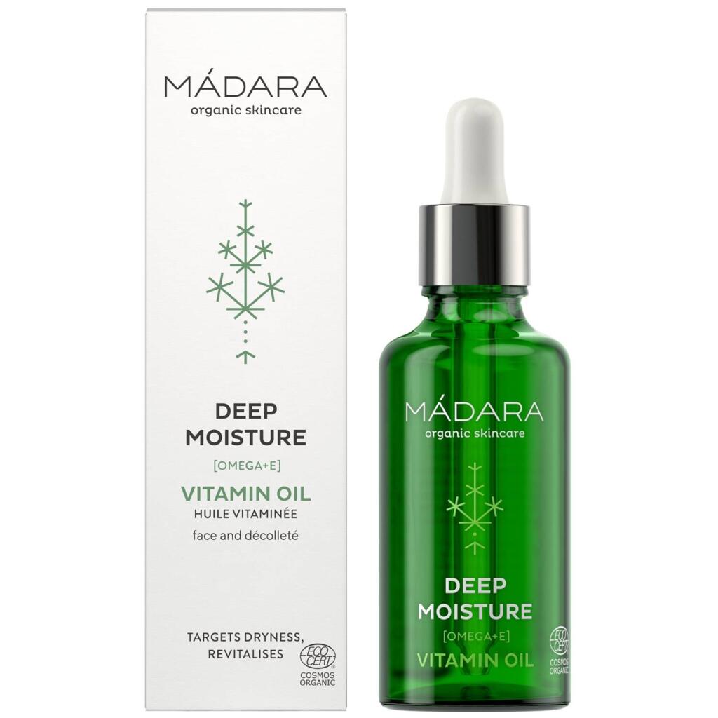 Vitamínový olej Deep Moisture obsahuje vysokokvalitné rastlinné oleje