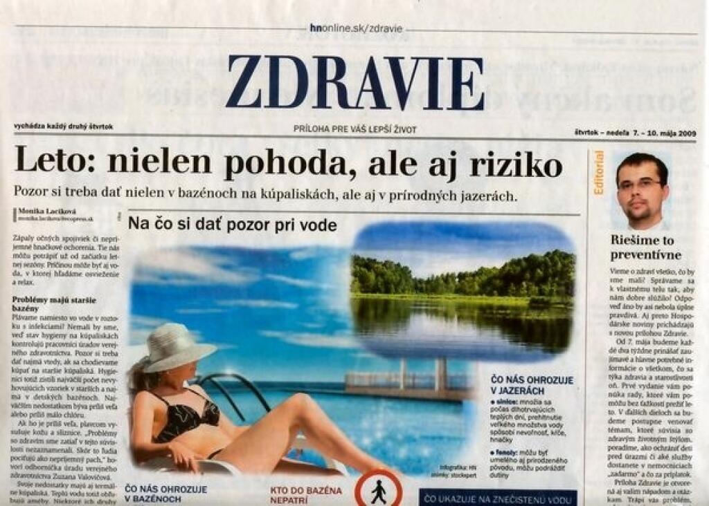 Hospodárske noviny spustili prílohu o zdraví