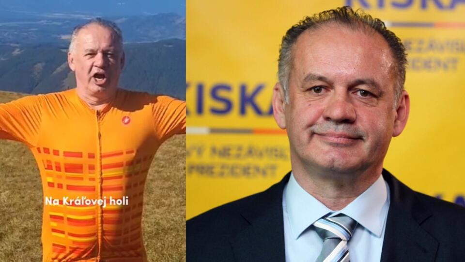 Andrej Kiska si chodí do hôr zaspievať, ale často tam aj bicykluje.