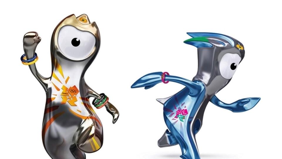 Nerozluční kamaráti: Hoci Wenlock, vľavo, je
maskotom olympijských a Mandeville paralympijských
hier v Londýne, organizátori ich
radi predvádzajú spoločne. Aby tak prezentovali
prepojenie medzi oboma športovými vrcholmi.