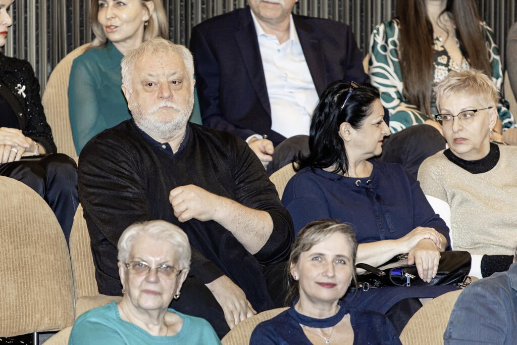 Vplyvní muži v hľadisku
Filmový producent Rudolf Biermann s manželkou Denisou, hore, a režisér Martin Šulík.