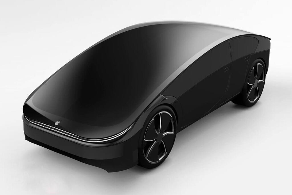 Apple car alias Project Titan, predpokladaný neoficiálny dizajn