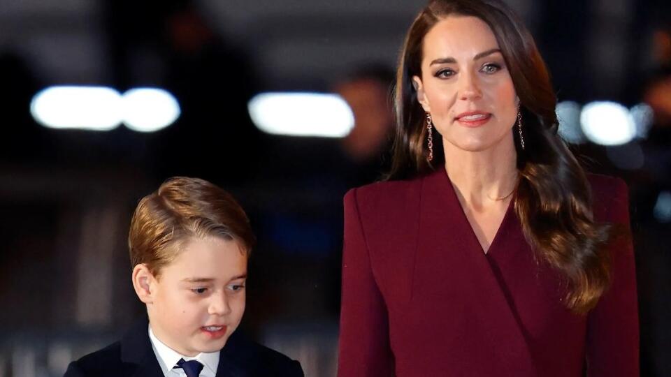 Princezná Kate a princ George.