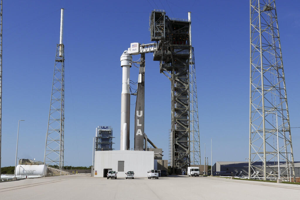 KK32 Mys Canaveral - Príprava na štart letu znovupoužiteľnej vesmírnej lode Boeing CST-100 Starliner, ktorá má do vesmíru vyniesť raketa Atlas V, v piatok 31. mája 2024. Štart je naplánovaný na sobotu 1. júna. Počas viackrát odloženého prvého skúšobného letu s dvojčlennou posádkou tvorenou Barrym 