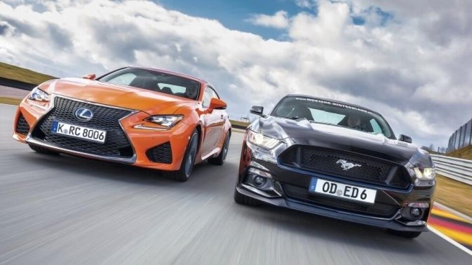 ikona Ford Mustang GT vs. Lexus RC F