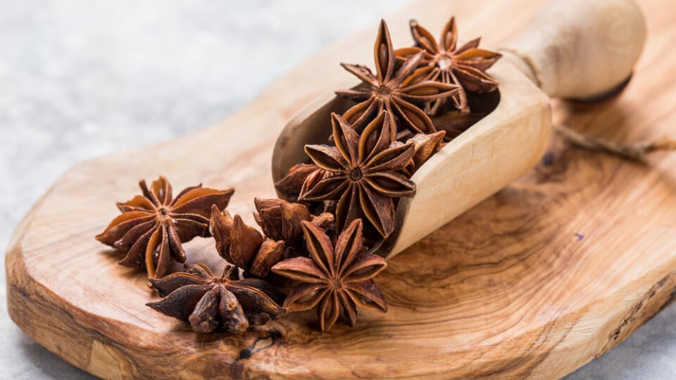 Star,Anise,Or,Chinese,Badiane,Spice,Or,Illicium,Verum.