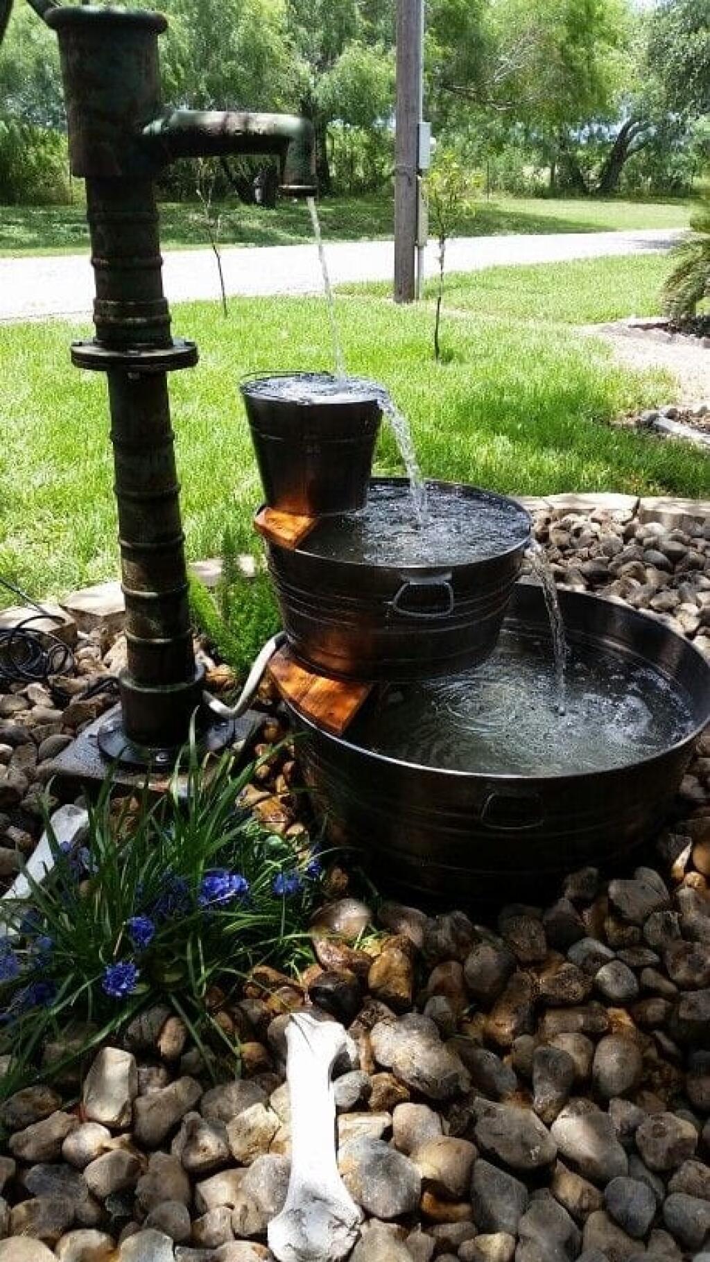 Садовая колонка для воды своими руками