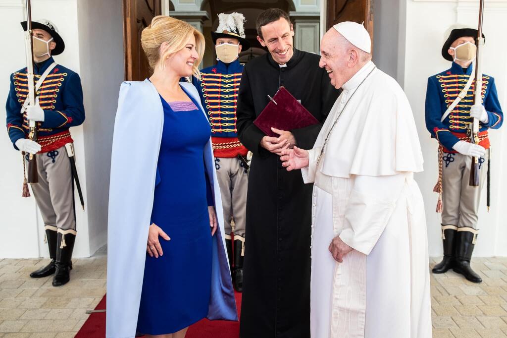 Stretnutie slovenskej prezidentky Zuzany Čaputovej s pápežom Františkom.