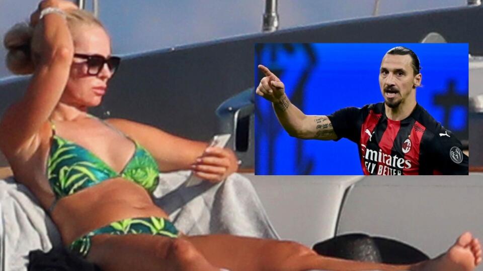 Zlatan Ibrahimovič a jeho dlhoročná partnerka Helena Segerová.