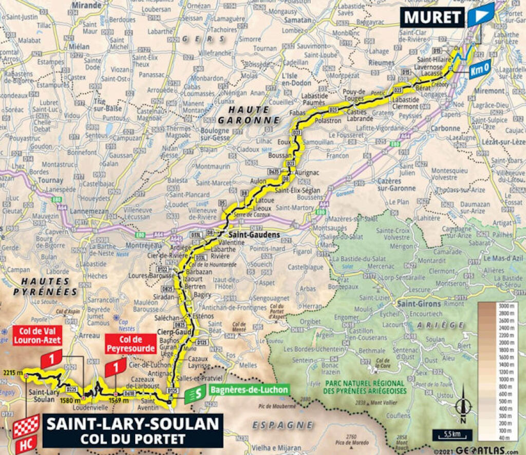 Detaily 17. etapy Tour de France MURET - COL DU PORTET (vrchárska)