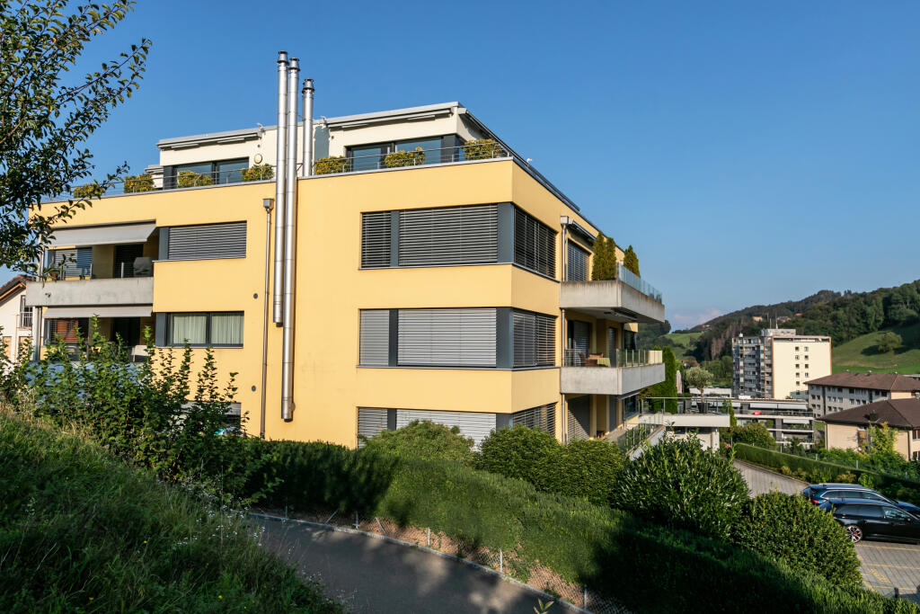 Na snímke byt švajčiarskej tenistky Belindy Benčičovej vo Wollerau.
