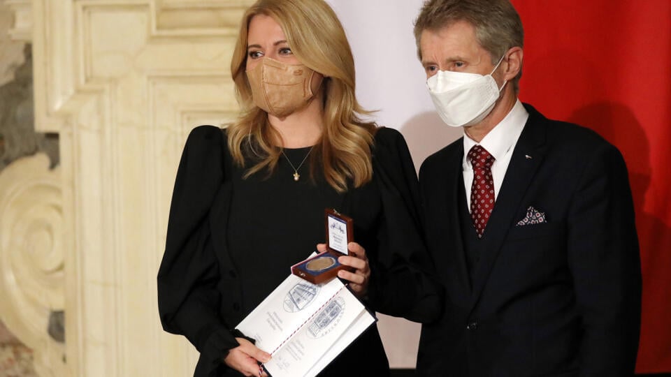 prezidentka SR Zuzana Čaputová Miloš Vystrčil stretnutie