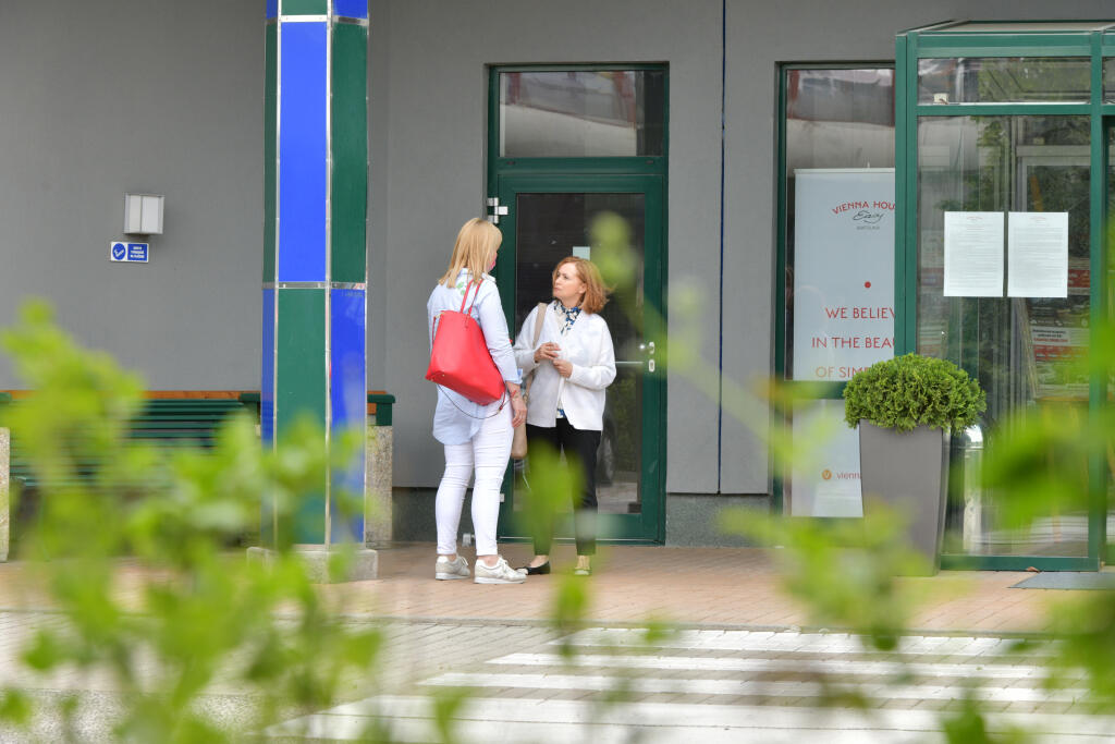 Herečka Jana Nagyová mala stretnutie v bratislavskom hoteli.