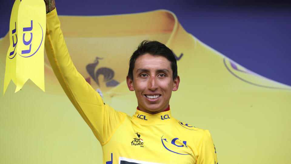 Šťastný Egan Bernal.