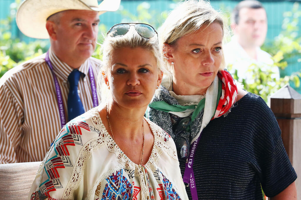 2015 - Corinna Schumacherna pretekoch dcéry Giny.