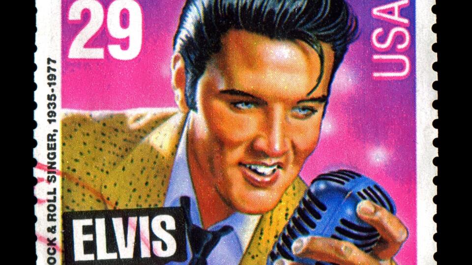 Elvis Presley commemorative postage stamp USA 1993