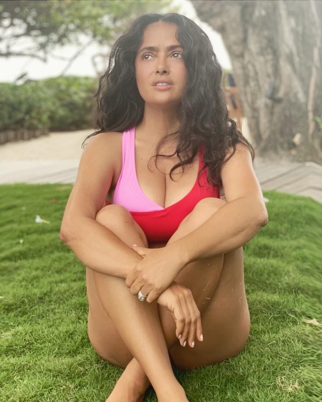 Hollywoodska herečka Salma Hayeková.