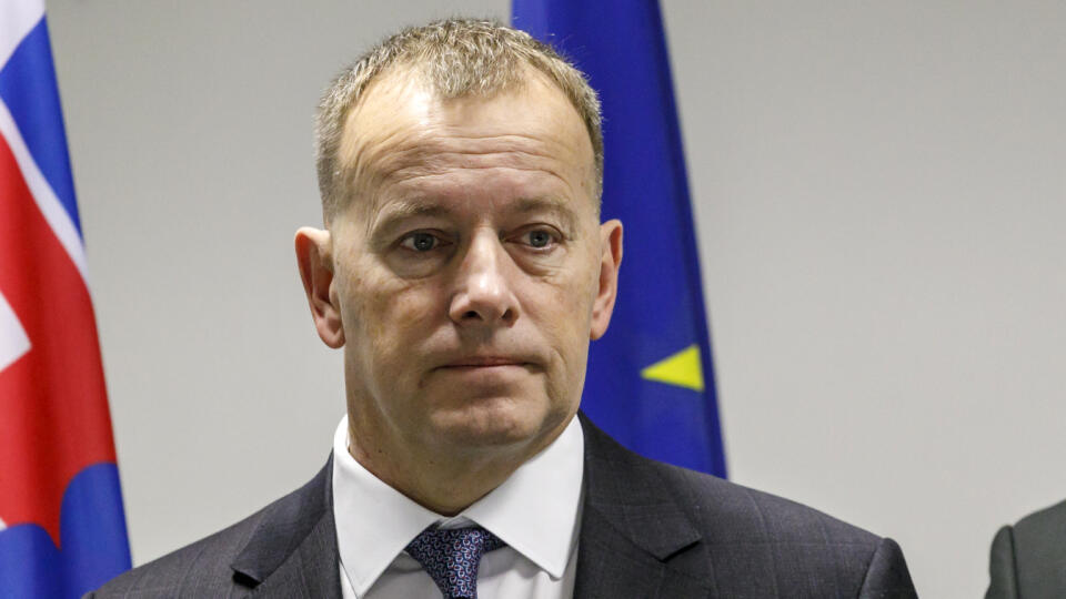 Na snímke predseda Národnej rady SR Boris Kollár (Sme rodina) počas tlačovej konferencie na tému zmeny pre dlžníkov Sociálnej poisťovne vo forme generálneho pardonu v Bratislave 3. februára 2023. FOTO TASR - Dano Veselský