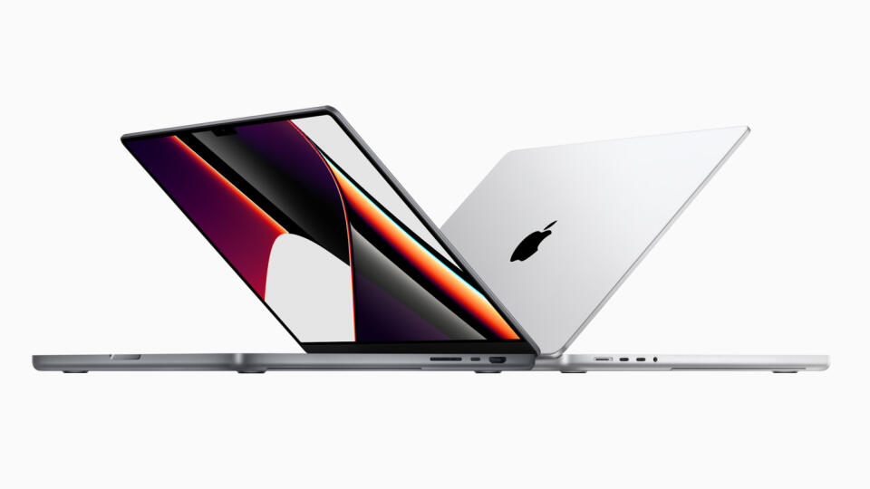 Nové modely notebookov Apple MacBook Pro so 14- a 16-palcovým displejom