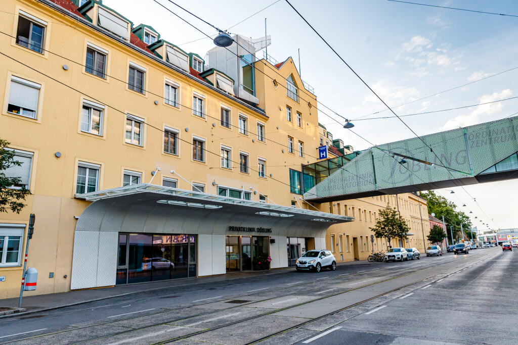 Na snímke Privatklinik Döbling vo Viedni, pôrodnica, ktorú si vybrala bývalá slovenská tenistka Dominika Cibulková pre pôrod svojho prvého syna Jakuba.