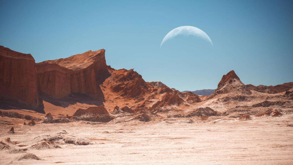 Valle de la Luna, Čile.