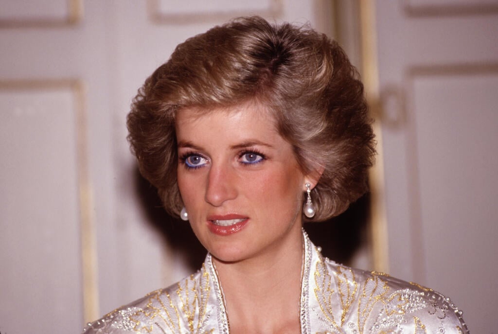 Diana tieto perlové náušnice nosila pomerne často.