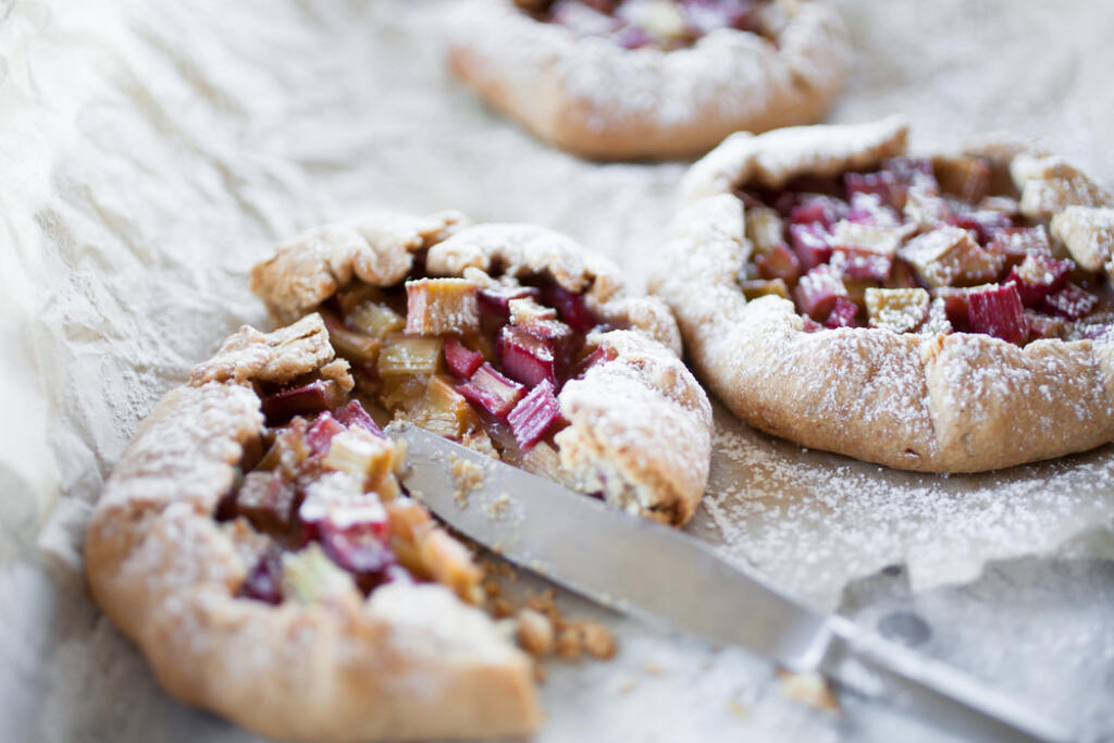 French,Galette,Made,With,Rhubarb