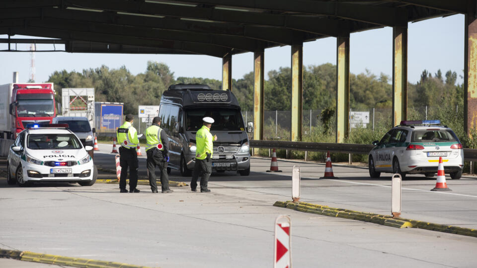 Kontrola na hranici s Českou republikou