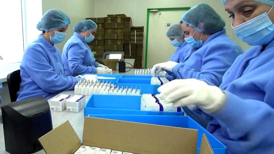 Generium Pharmaceutical: Závod na výrobu vakcíny Sputnik V neďaleko Moskvy.
