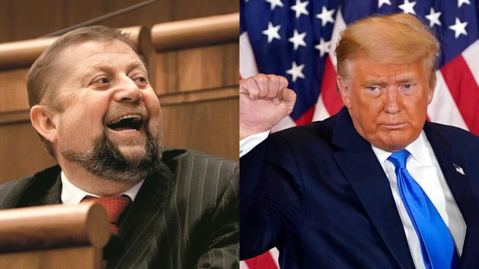 Podobnosť Trumpa a Harabina si všimli mnohí Slováci.