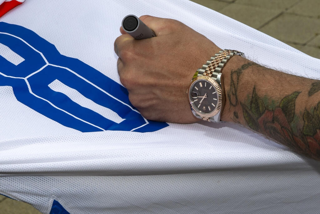 Ondrej Duda s kúskom Rolex - DATEJUST 41 za 13-tisíc eur.