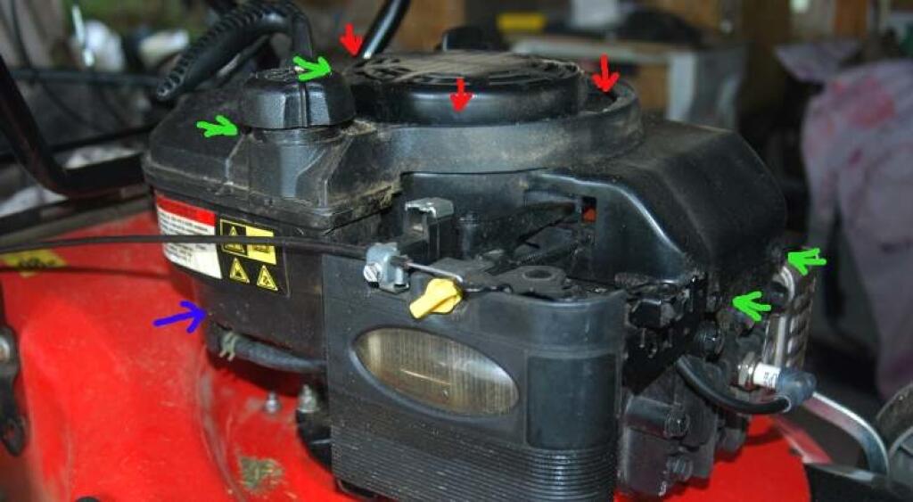 Motor Briggs Nestartuje