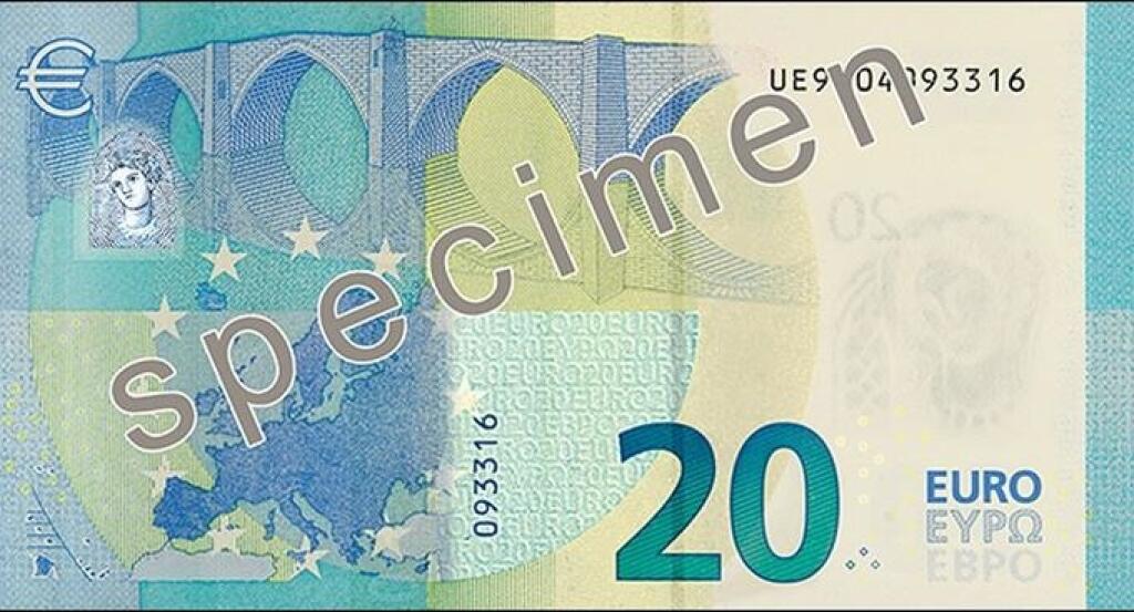 Nová dvadsaťeurovka je od stredy v obehu. Takto vyzerá