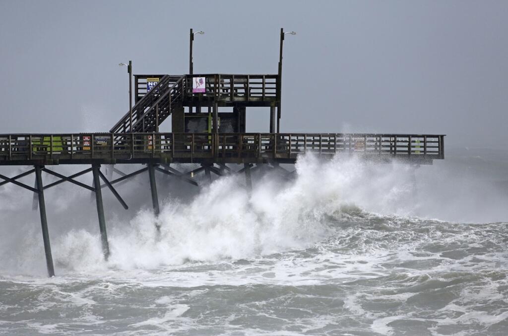 USA počasie hurikán Florence pobrežie Severná Karolína