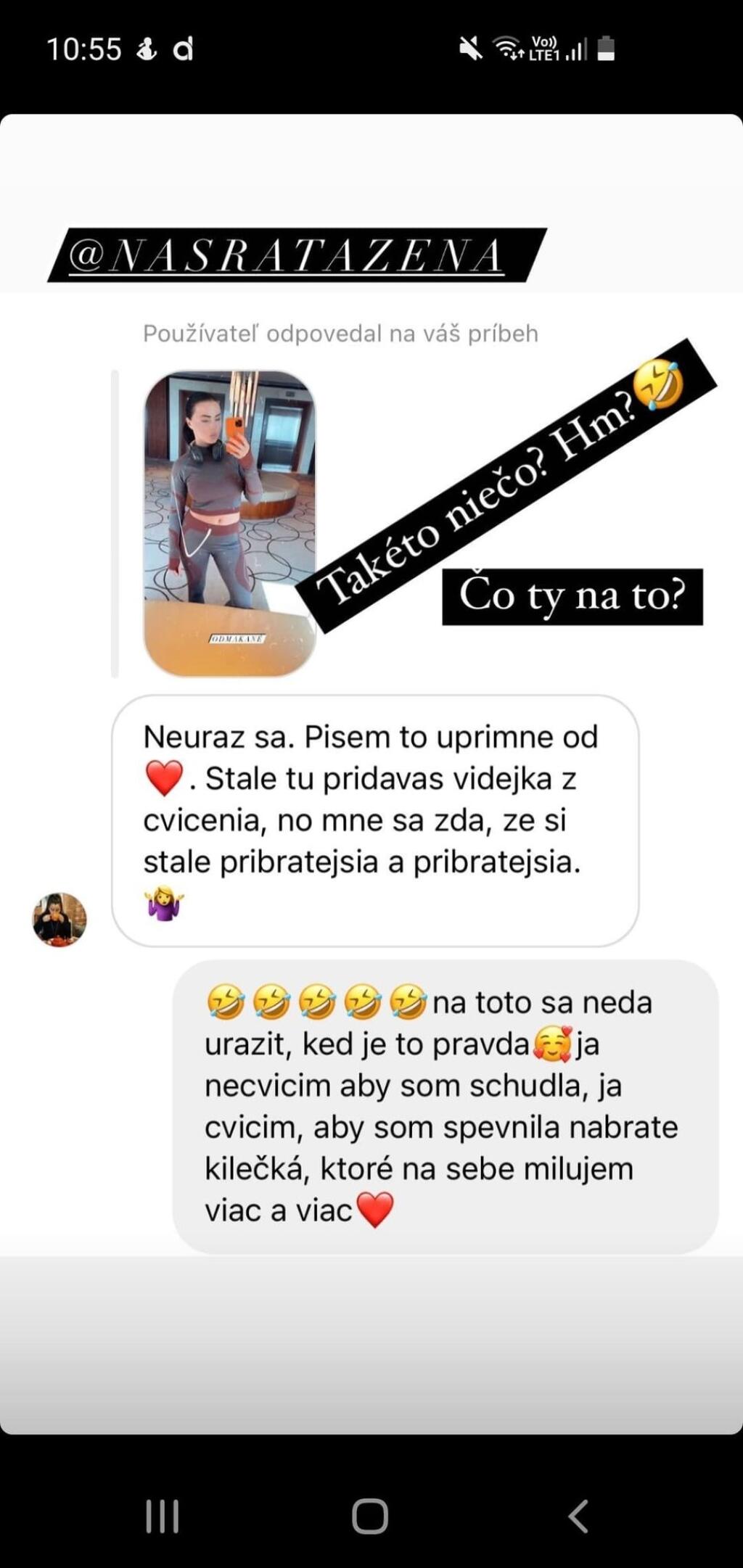 Exmoderátorka berie kritiku s nadhľadom