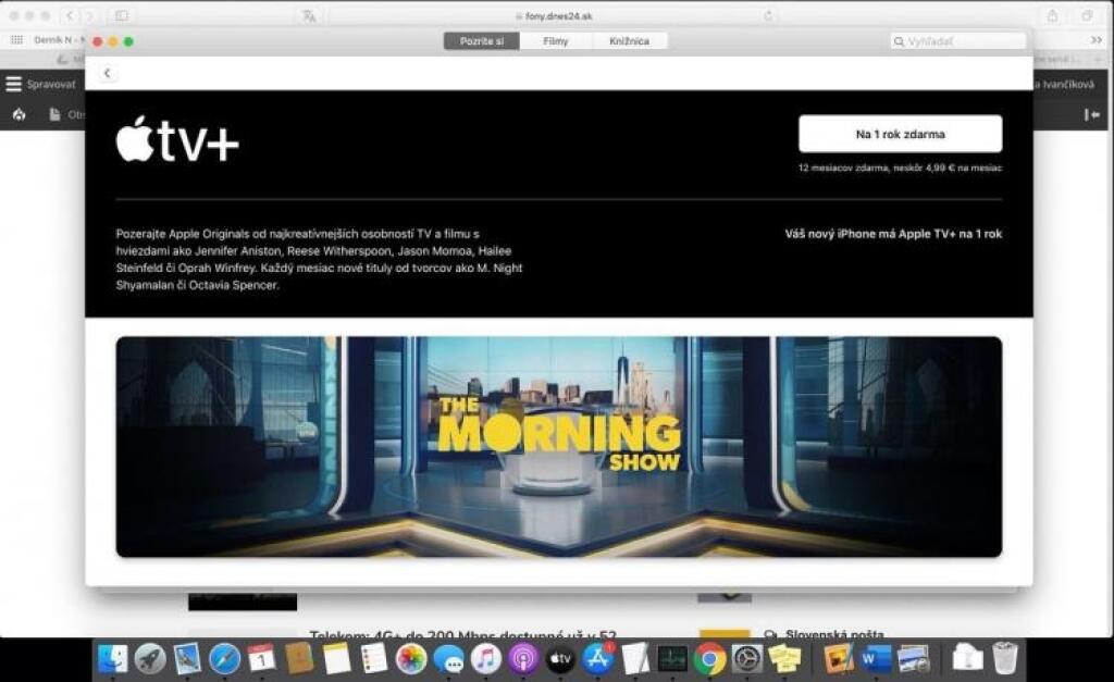 Apple TV+ už môžu pozerať aj Slováci. Ale zatiaľ to je prepadák