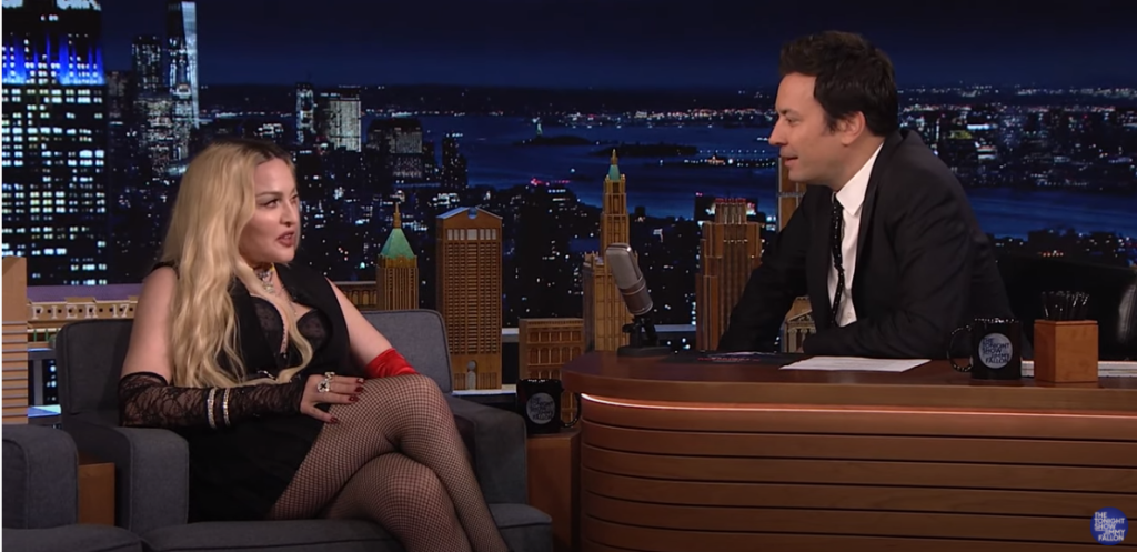 Madonna v talk show Jimmyho Fallona.
