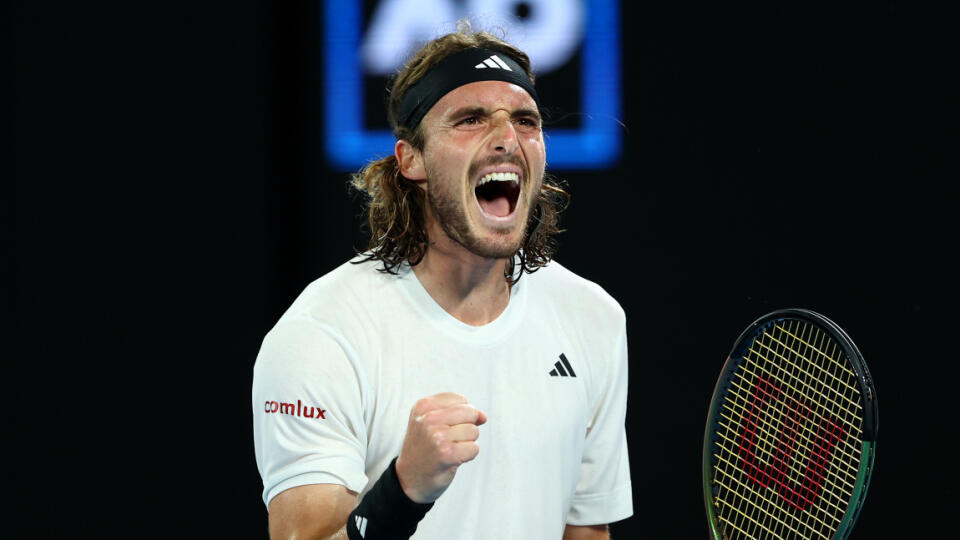 Stefanos Tsitsipas je už v semifinále Australian Open.