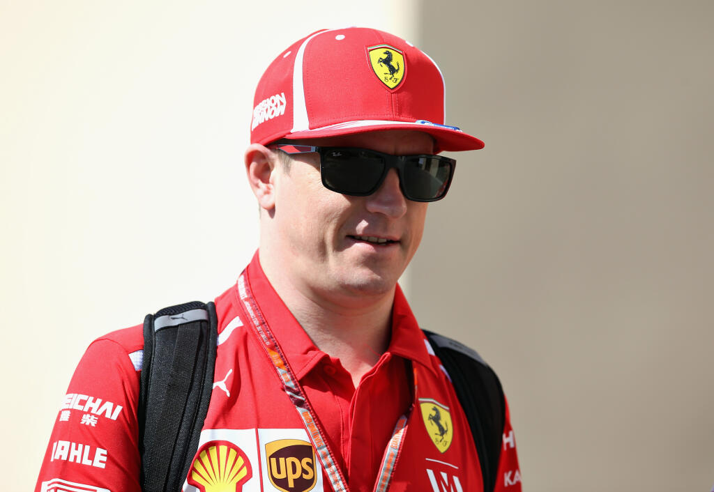ABU DHABI, UNITED ARAB EMIRATES - NOVEMBER 23: Kimi Raikkonen of Finland and Ferrari walks in the Paddock before practice for the Abu Dhabi Formula One Grand Prix at Yas Marina Circuit on November 23, 2018 in Abu Dhabi, United Arab Emirates. (Photo by Charles Coates/Getty Images)