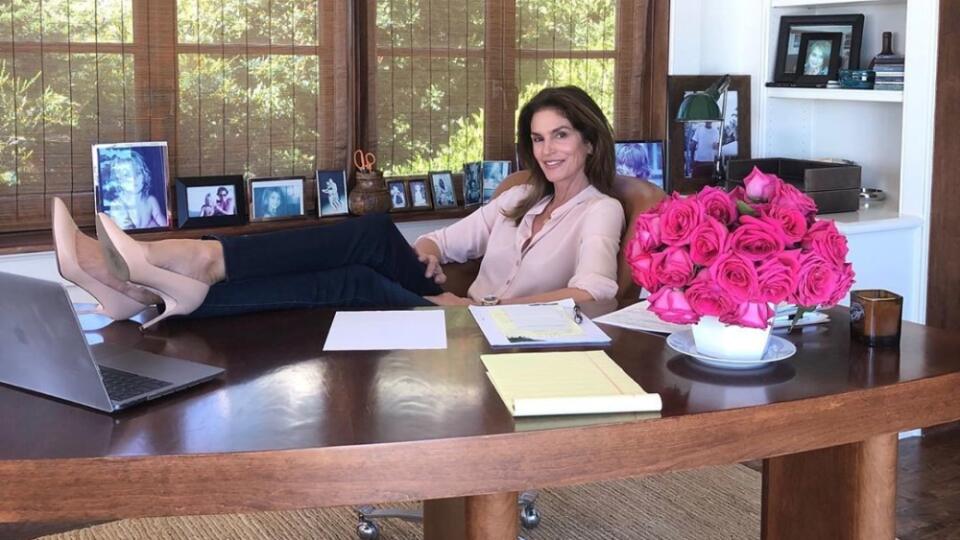 Home office Cindy Crawford.