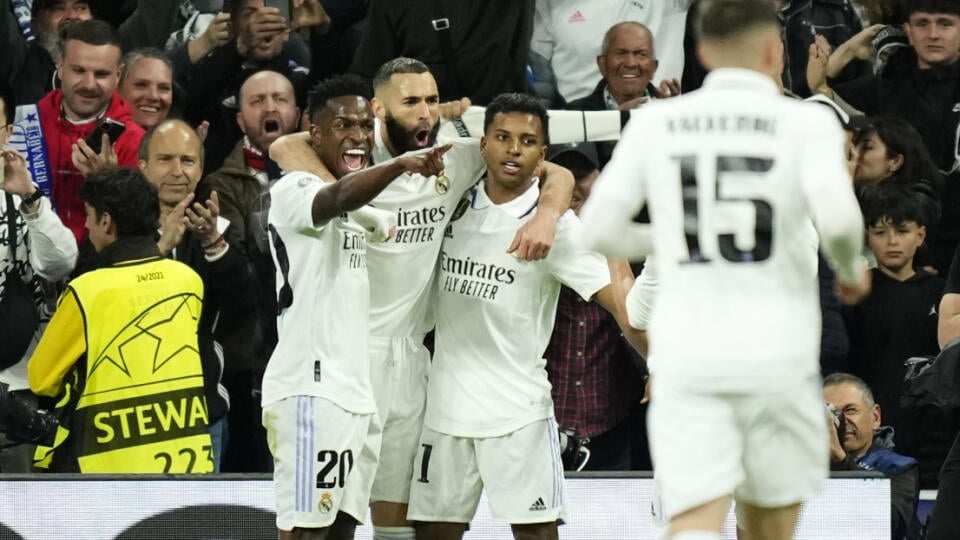 Real Madrid vyhral v prvom štvrťfinále Ligy majstrov na svojom ihrisku s Chelsea 2:0
