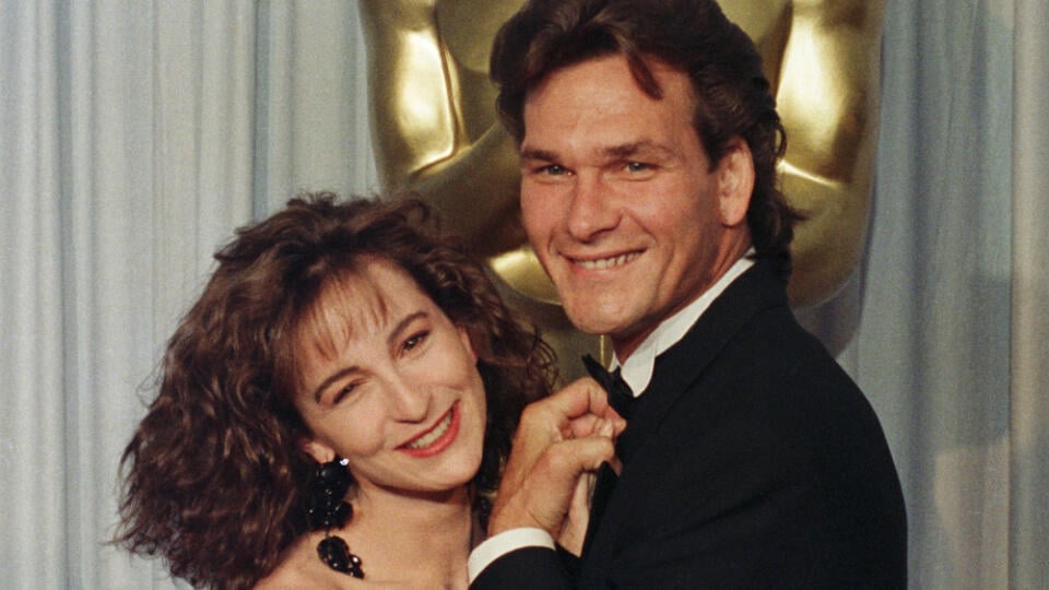 Jennifer Grey a Patrick Swayze na Oskaroch v roku 1988