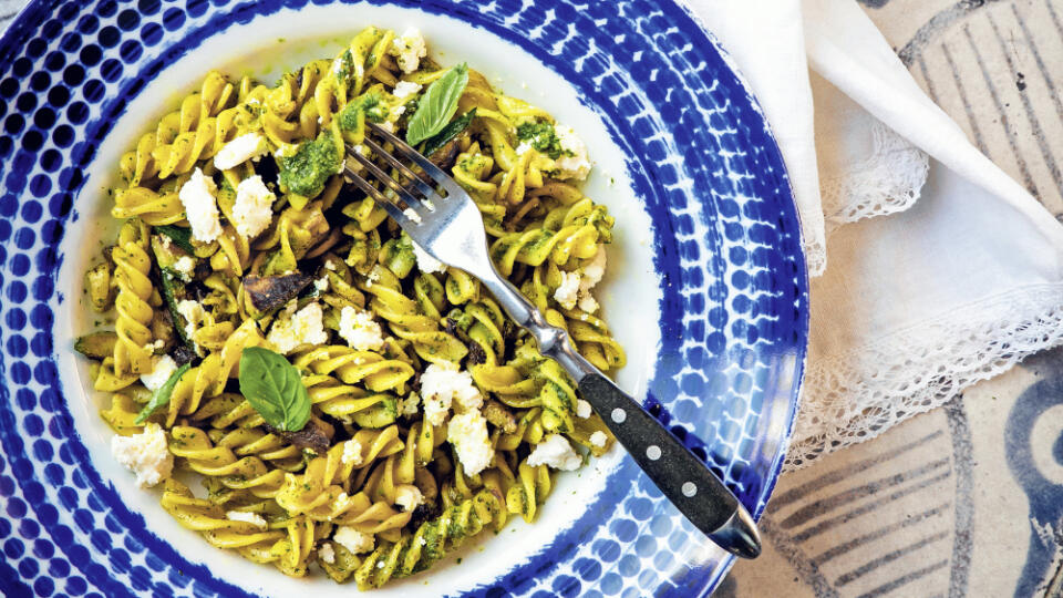 Fusilli s medvedím cesnakom