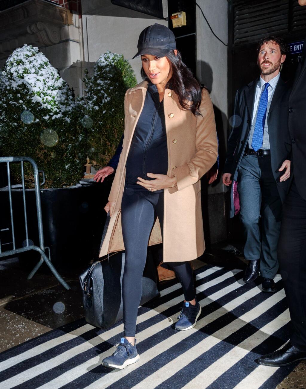 Meghan v športovom outfite.