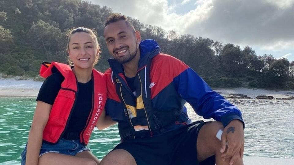 Kyrgios a Passariová pôsobili na instagrame harmonicky.